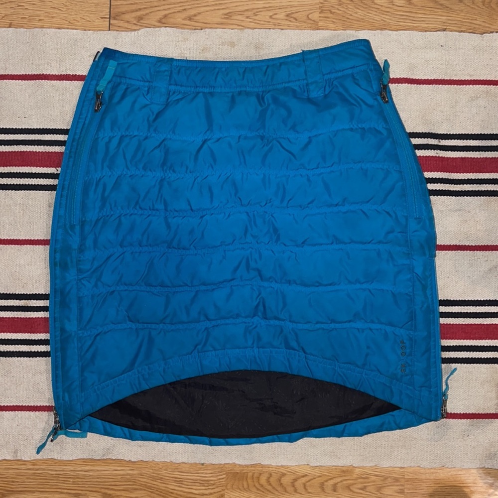 SKHOOP XS blue Scandinavian insulated down Winter skirt